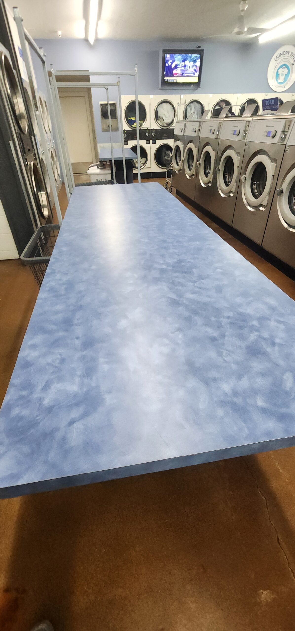 Laundry folding table image