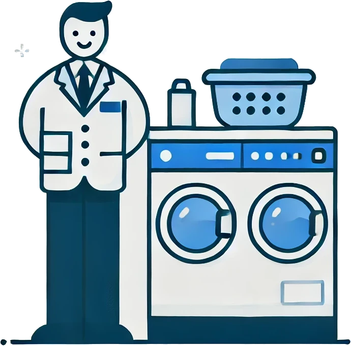 Enjoy peace of mind with our friendly on-site attendants, ready to assist with any questions, maintenance needs, or special services to make your laundry experience seamless.