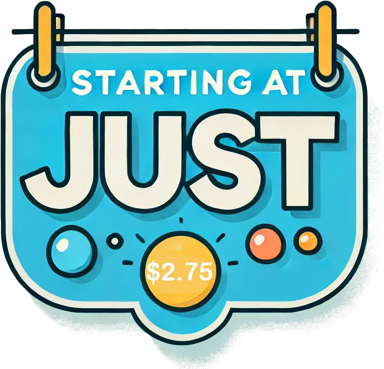 Starting at 2.75 clip art